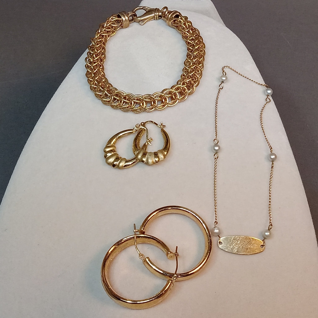 14KT Yellow Gold & Sterling Jewelry - image 1 of 11