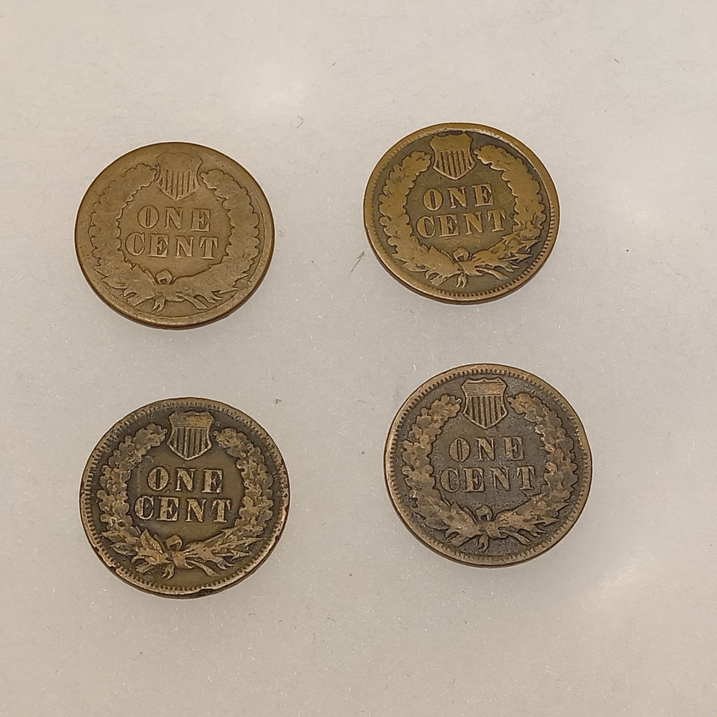 Pre & Post Civil War Indian Head Pennies & More - image 8 of 12