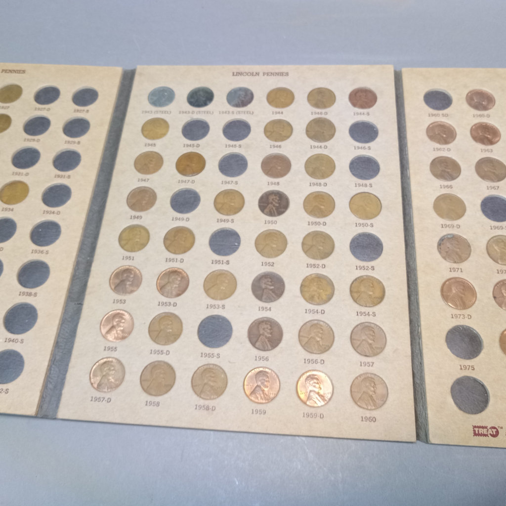Penny Coin Album & Mug O' Wheat Pennies - image 11 of 13