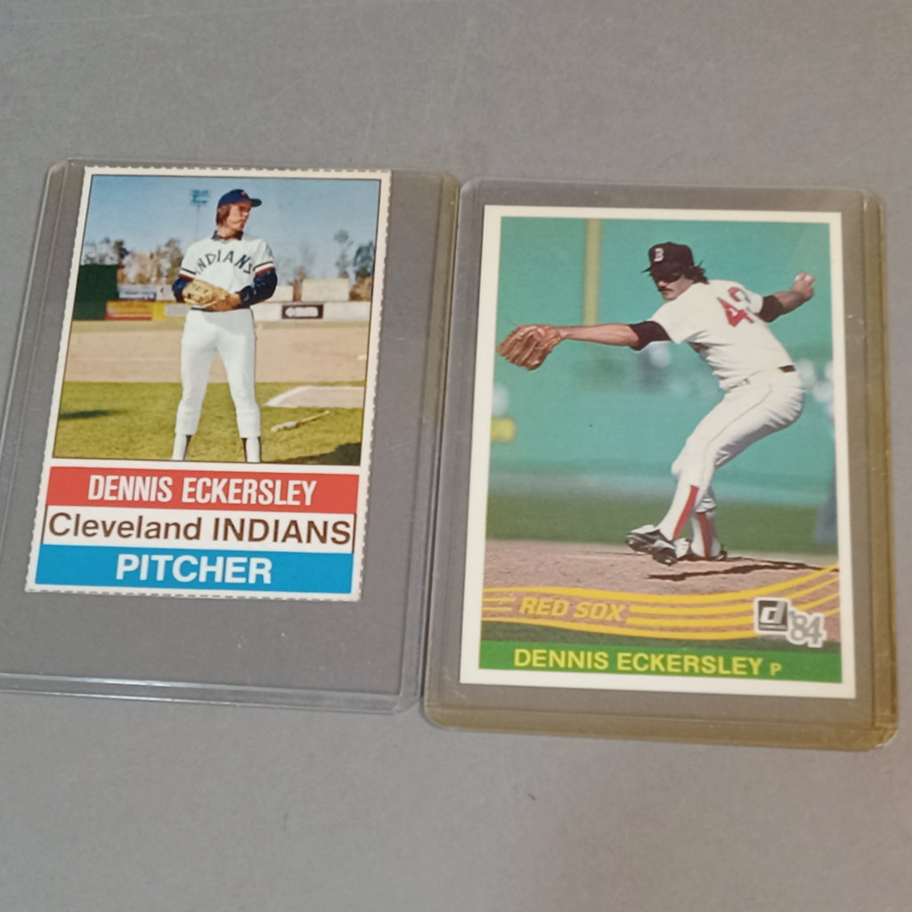 Dennis Eckersley Signed Baseball Card & More - image 7 of 15