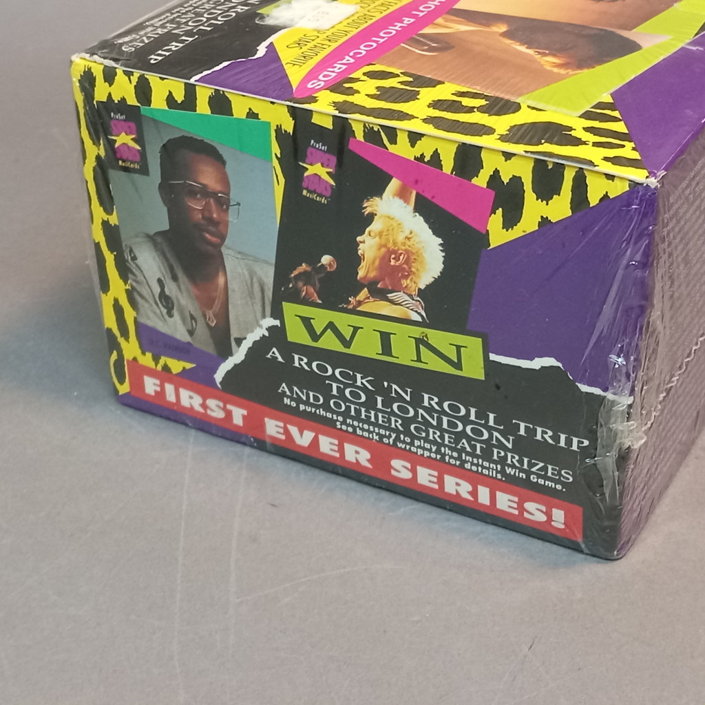 Pro Set Super Stars Musicards Sealed Box - image 3 of 5