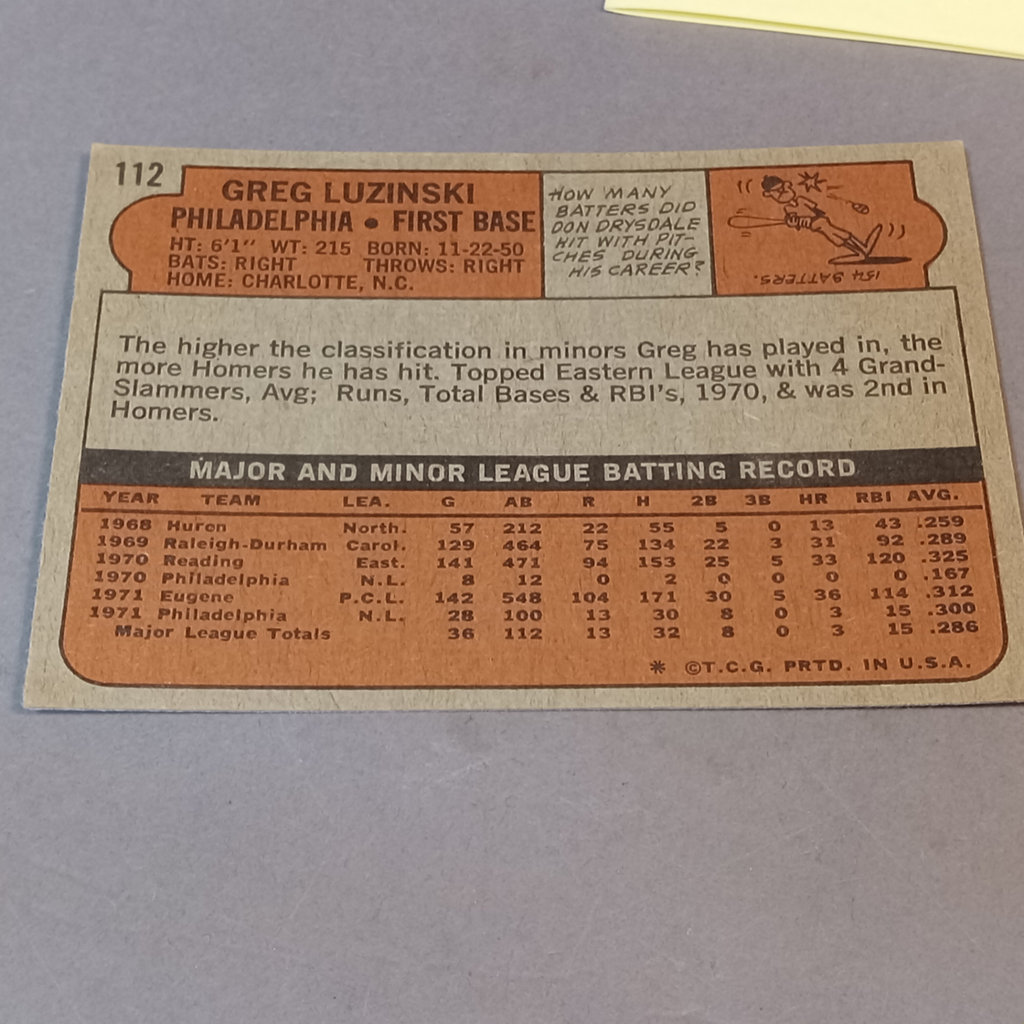 Topps Baseball Trading Cards / 1971 to 1975 - image 12 of 21