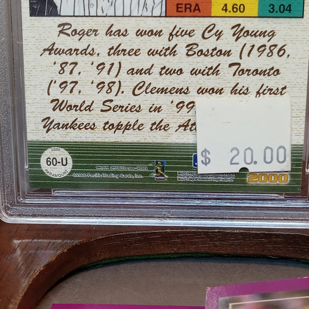 Roger Clemens Baseball Cards, Graded 2000 and More - image 6 of 14