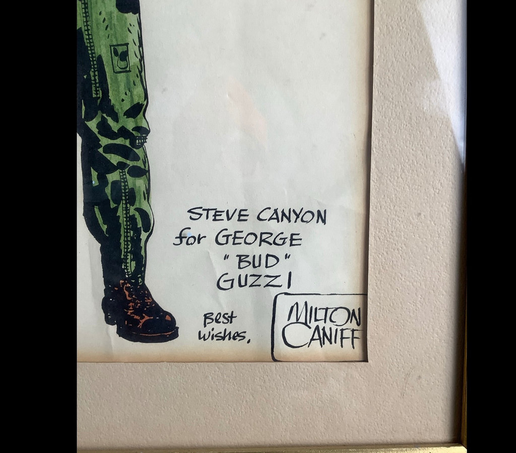 Steve Canyon Illustration Signed Original by Milton Caniff - image 3 of 4