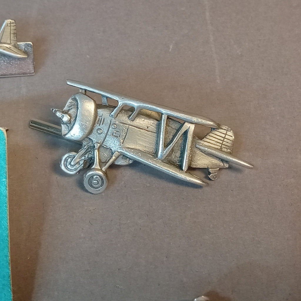Pewter Tie Tacks for the Aviation Buff - image 8 of 11