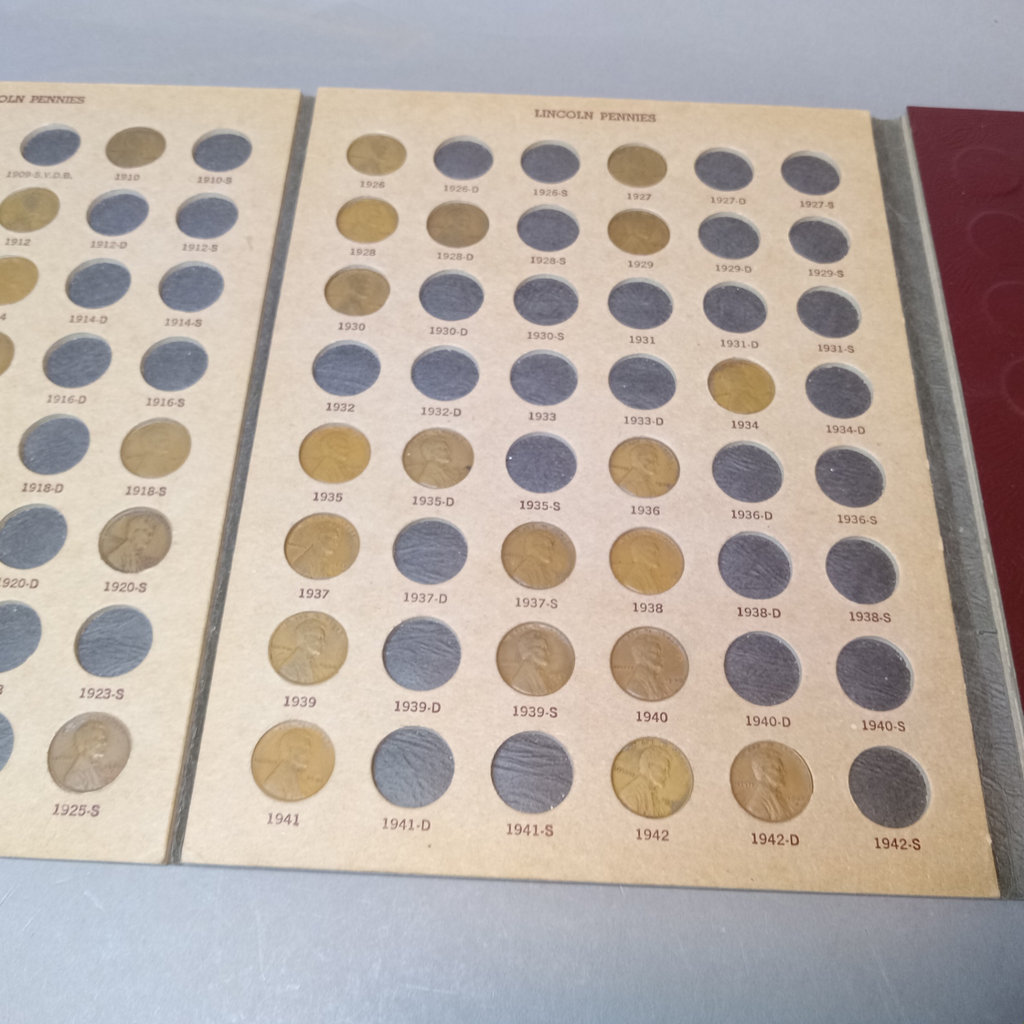 Penny Coin Album & Mug O' Wheat Pennies - image 10 of 13