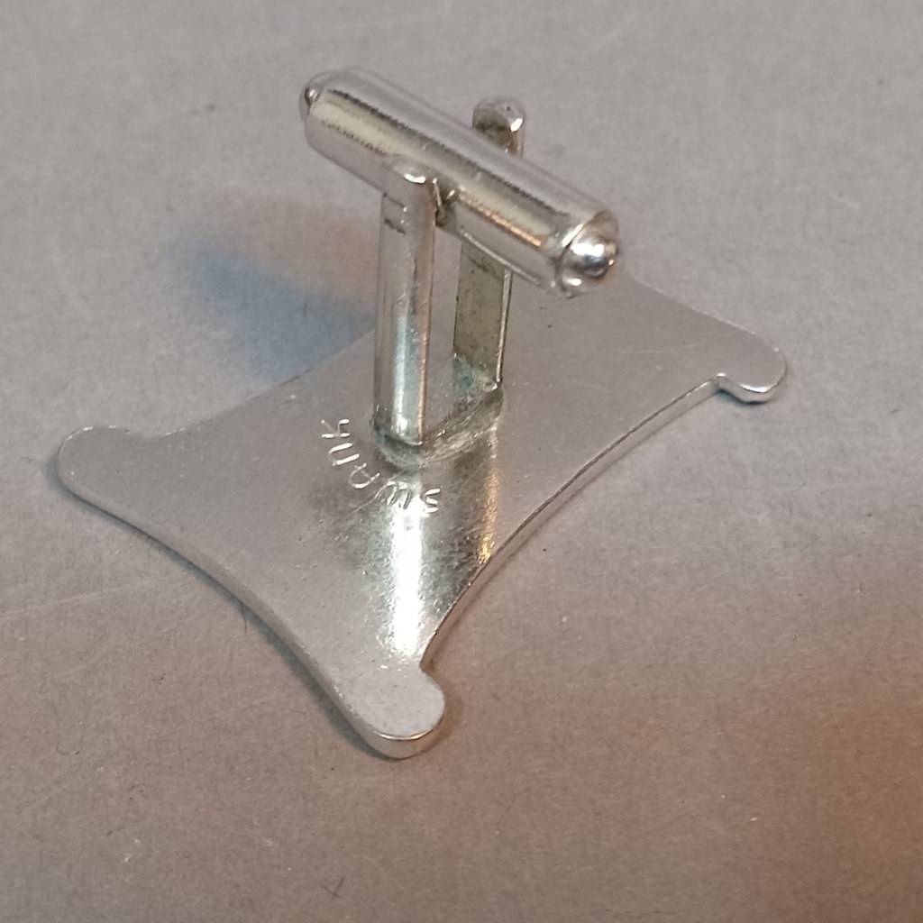 Russian Silver Cigarette Box & Cuff Links - image 13 of 20