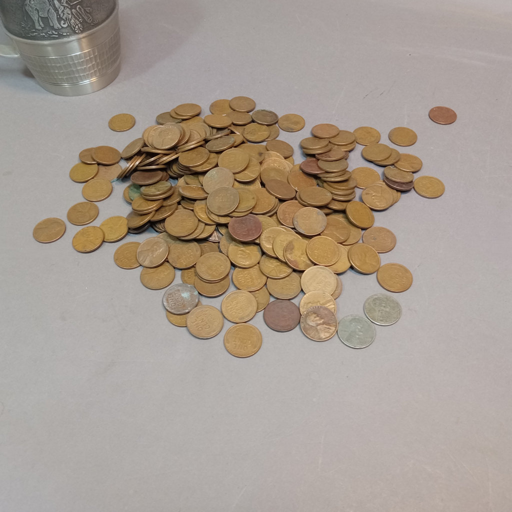 Penny Coin Album & Mug O' Wheat Pennies - image 2 of 13