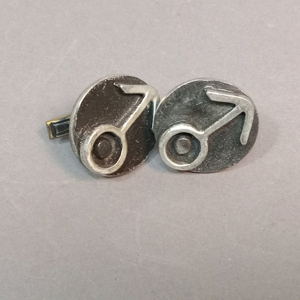Russian Silver Cigarette Box & Cuff Links - image 7 of 20