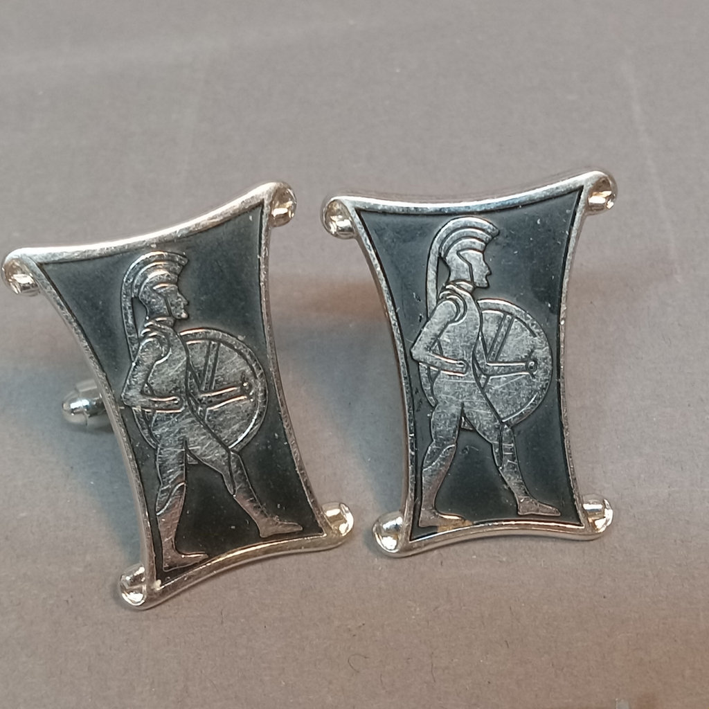 Russian Silver Cigarette Box & Cuff Links - image 12 of 20