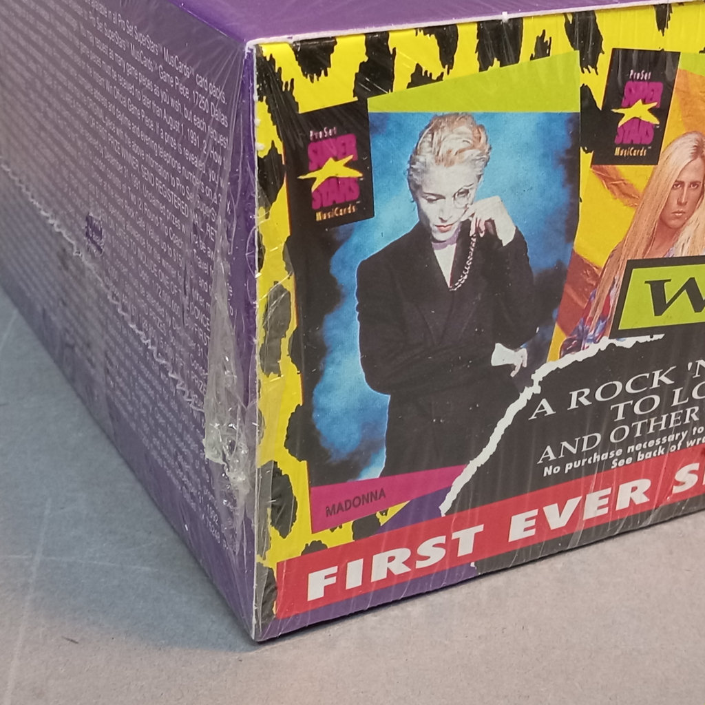 Pro Set Super Stars Musicards Sealed Box - image 5 of 5