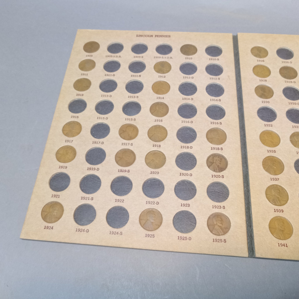 Penny Coin Album & Mug O' Wheat Pennies - image 9 of 13