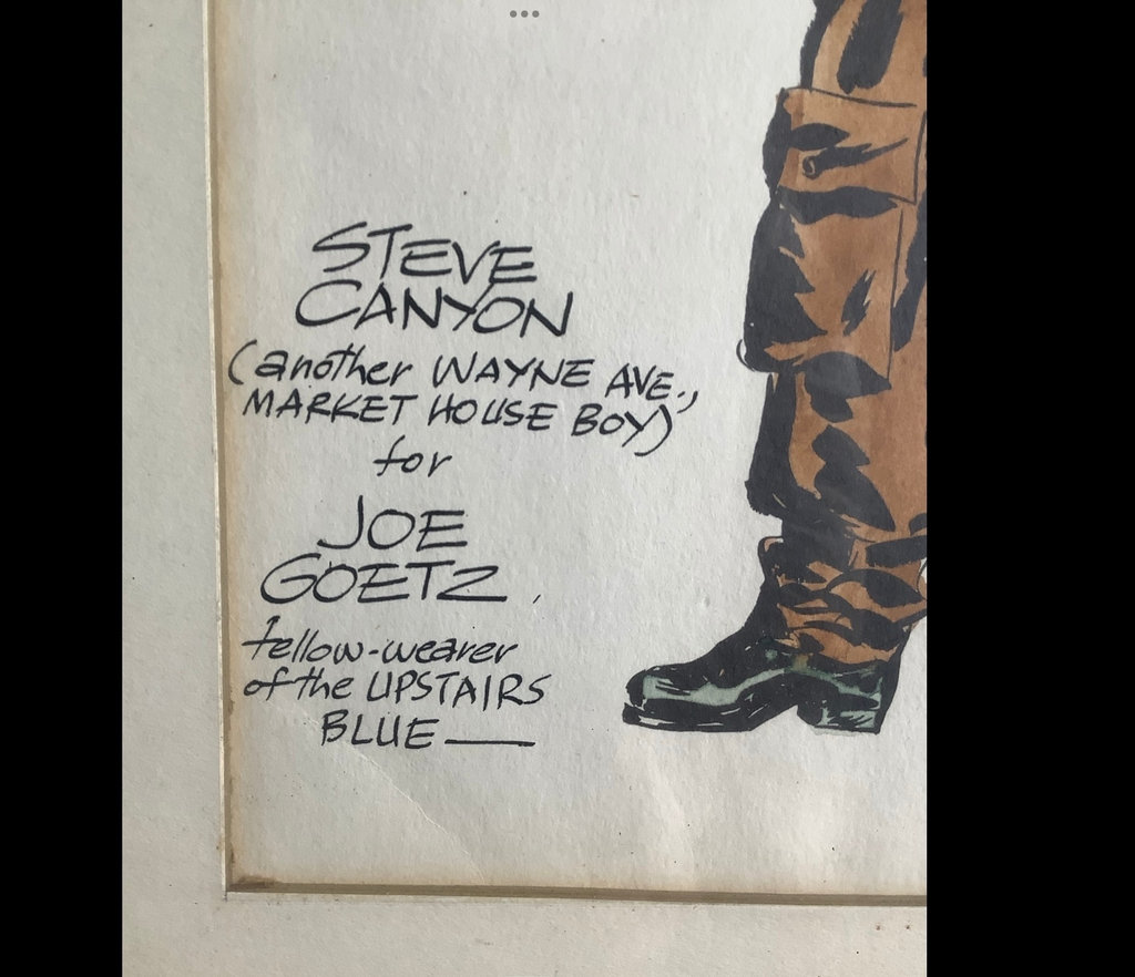 Steve Canyon Illustration Signed Original by Milton Caniff - image 3 of 4