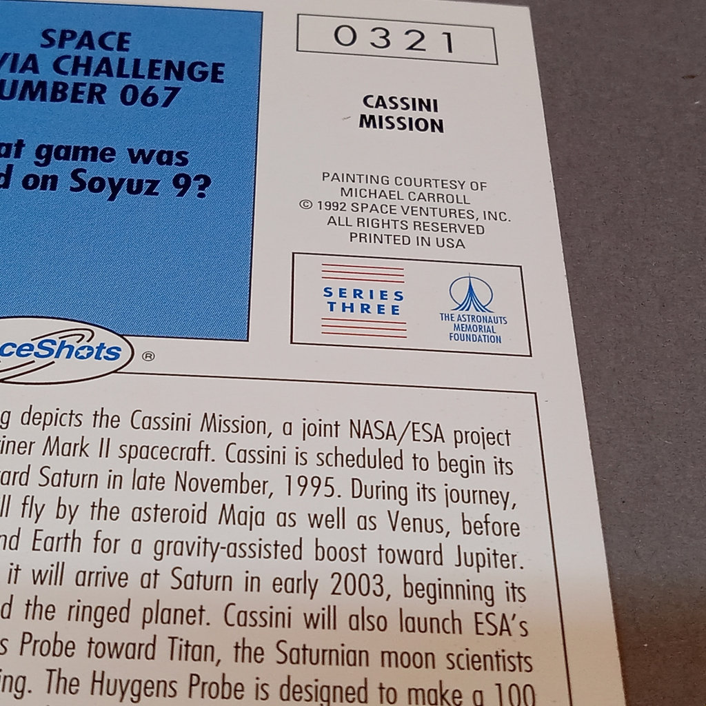 Space Shots Series 2 Collector Trading Cards - image 13 of 22