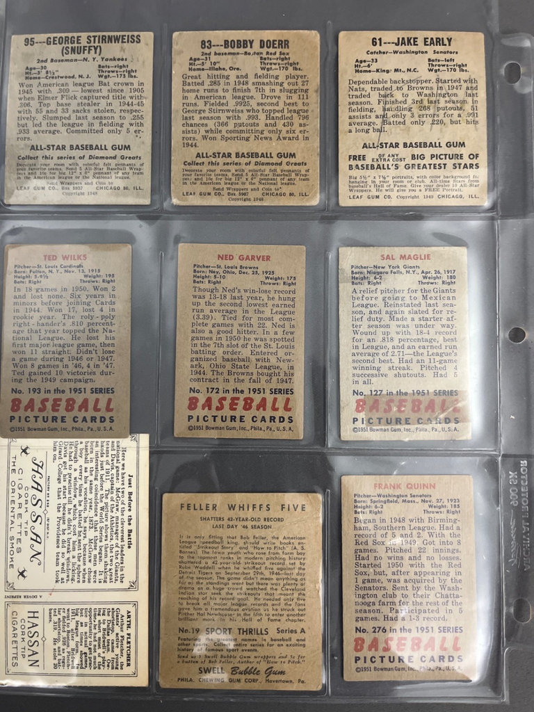 Big League Gum Antique And Reproduction Trading Cards - image 4 of 31