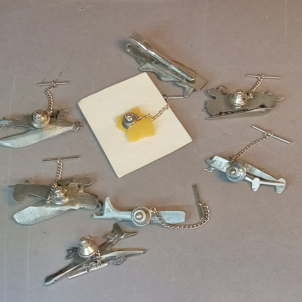 Pewter Tie Tacks for the Aviation Buff - image 10 of 11