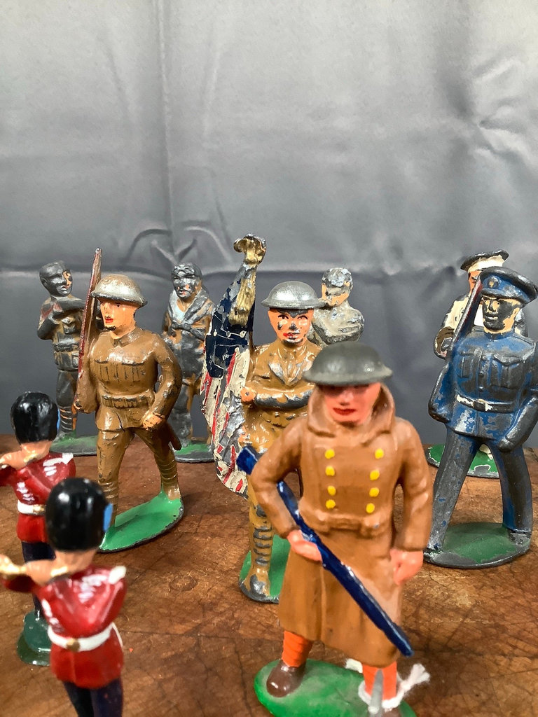 Early 20th Century Lead Figurines - image 1 of 3