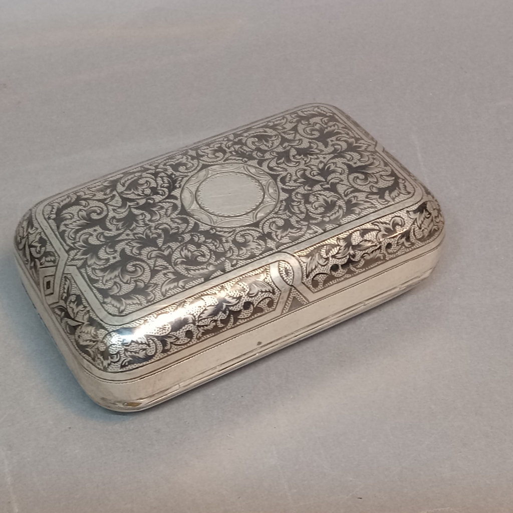 Russian Silver Cigarette Box & Cuff Links - image 19 of 20