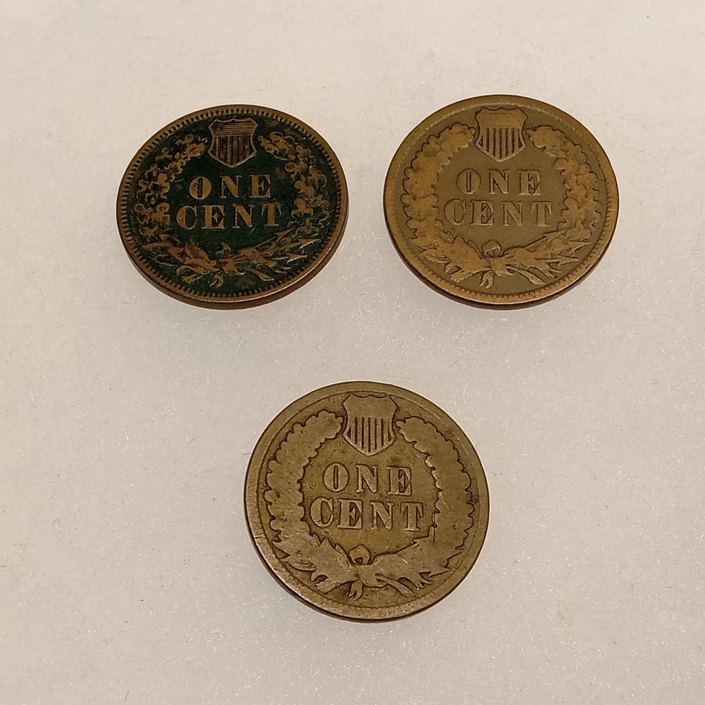 Pre & Post Civil War Indian Head Pennies & More - image 4 of 12