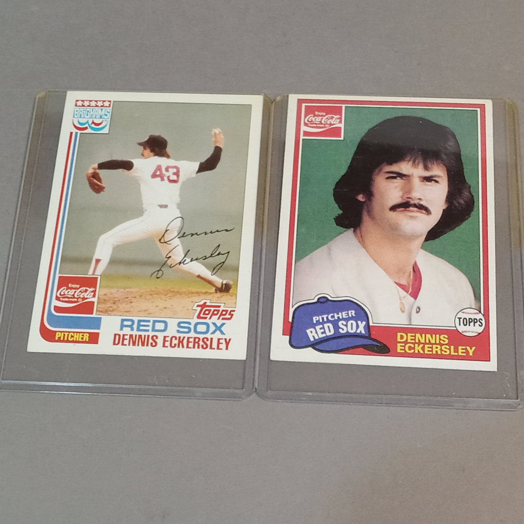 Dennis Eckersley Signed Baseball Card & More - image 9 of 15
