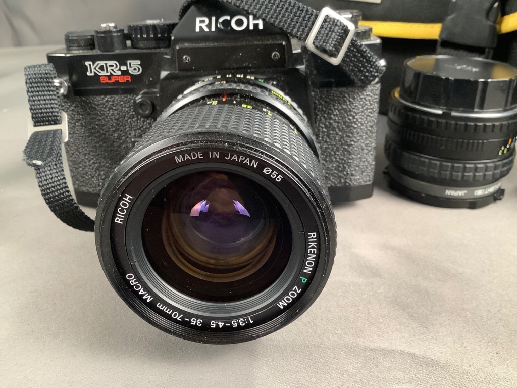 Ricoh KR-5 Camera Kit w/ 2 Tripods & Bag - image 1 of 8