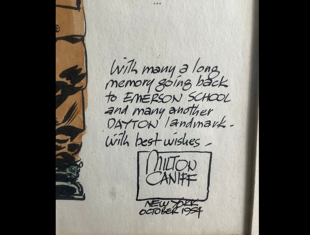Steve Canyon Illustration Signed Original by Milton Caniff - image 4 of 4