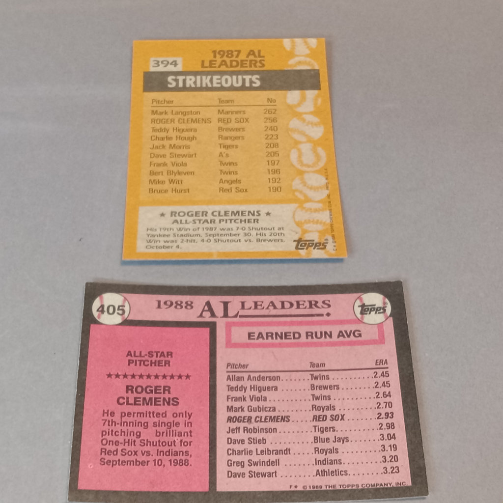 Roger Clemens Baseball Cards, Graded 2000 and More - image 8 of 14