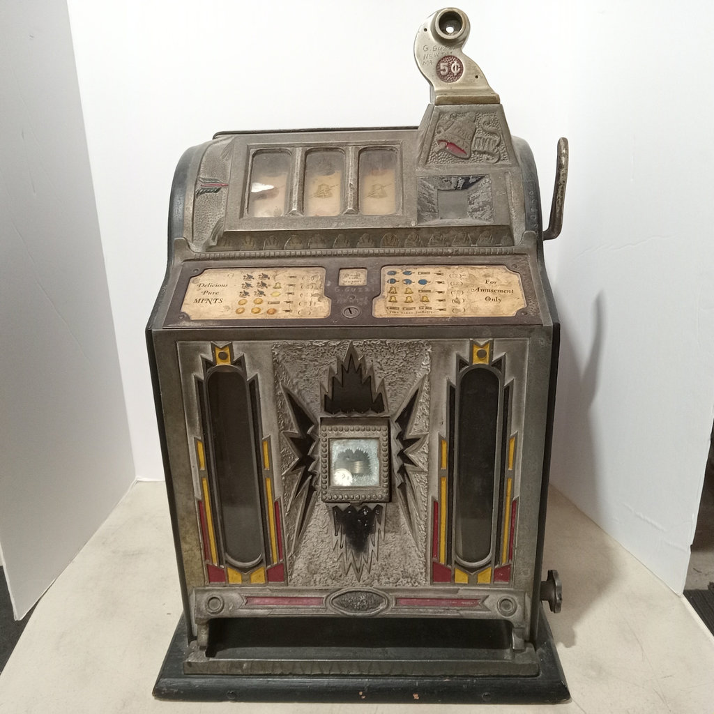 Antique Nickel Slot Machine - image 1 of 22