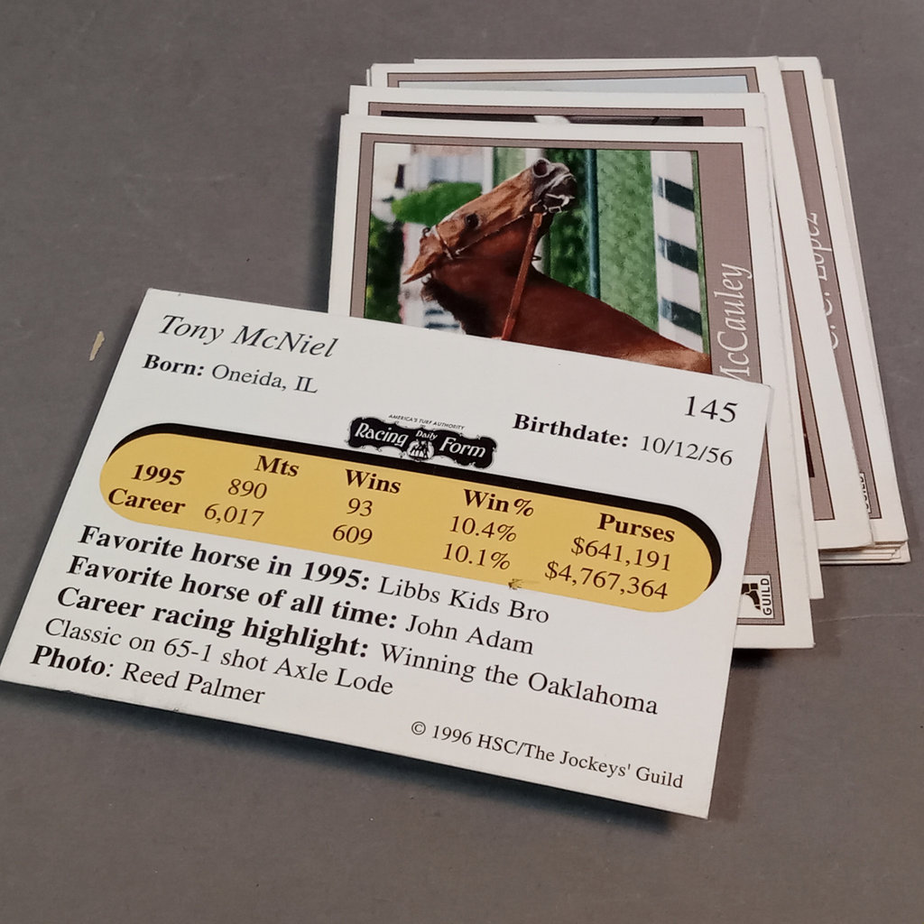 Allen + Ginter Autograph Card / Jockey Stars Cards - image 18 of 18