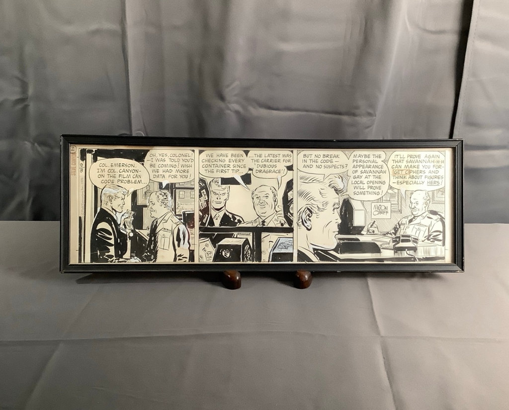 Milton Caniff Original Comic Strip Art - image 1 of 4