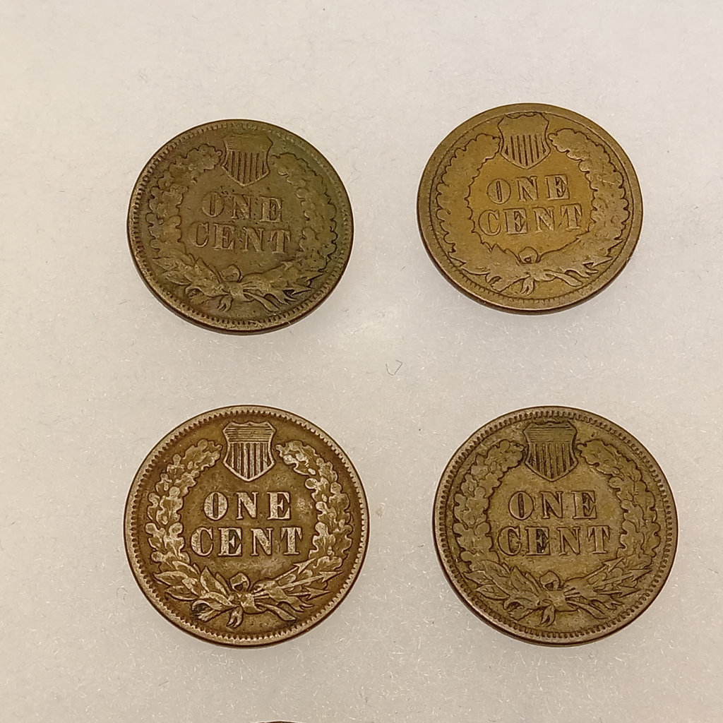 Pre & Post Civil War Indian Head Pennies & More - image 6 of 12