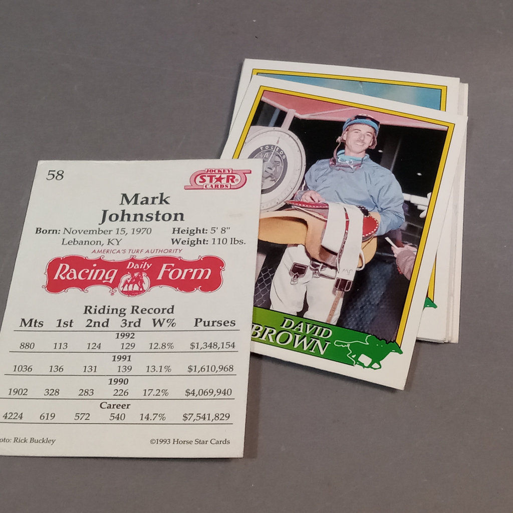 Allen + Ginter Autograph Card / Jockey Stars Cards - image 15 of 18