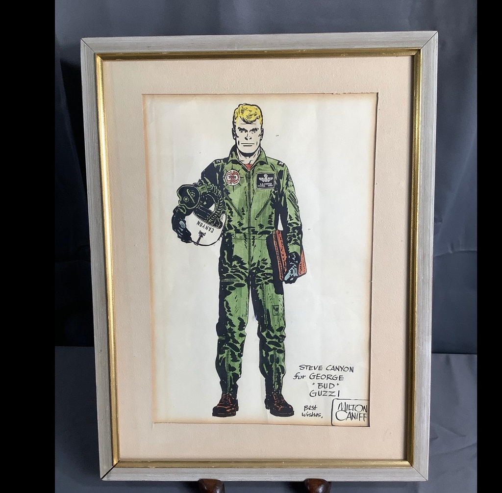 Steve Canyon Illustration Signed Original by Milton Caniff - image 4 of 4