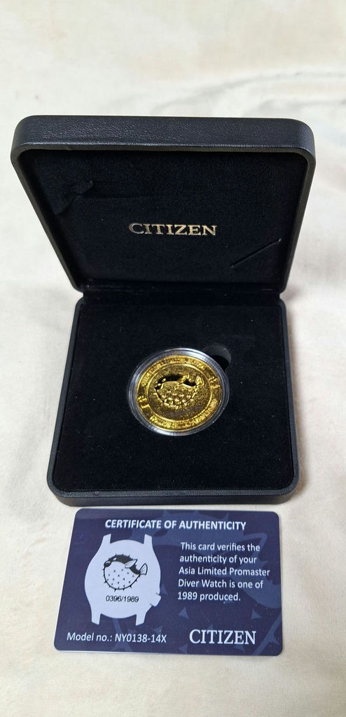 Citizen Promaster Limited Edition Commemorative Coin with Display Case and Certificate - image 1 of 5