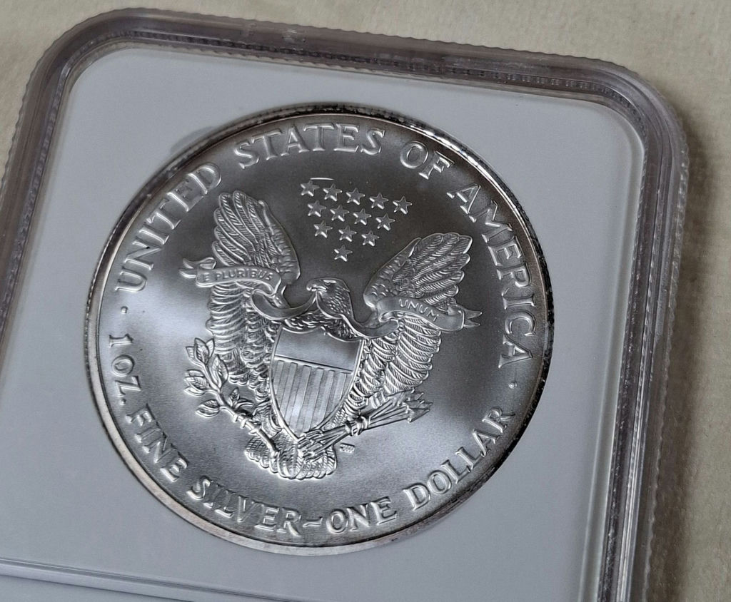 Stunning 2006 American Silver Eagle $1 Coin NGC MS69 First Strikes - image 4 of 5