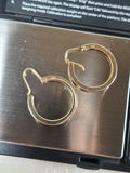 14K GOLD EARRINGS, 2.63 GRAMS, STAMPED K14 - thumbnail 3 of 4