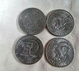 Four Eisenhower One Dollar Coins - thumbnail 2 of 5