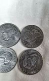 Four Eisenhower One Dollar Coins - thumbnail 3 of 5