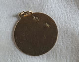 18K Gold Pisces Zodiac Pendant - thumbnail 4 of 5