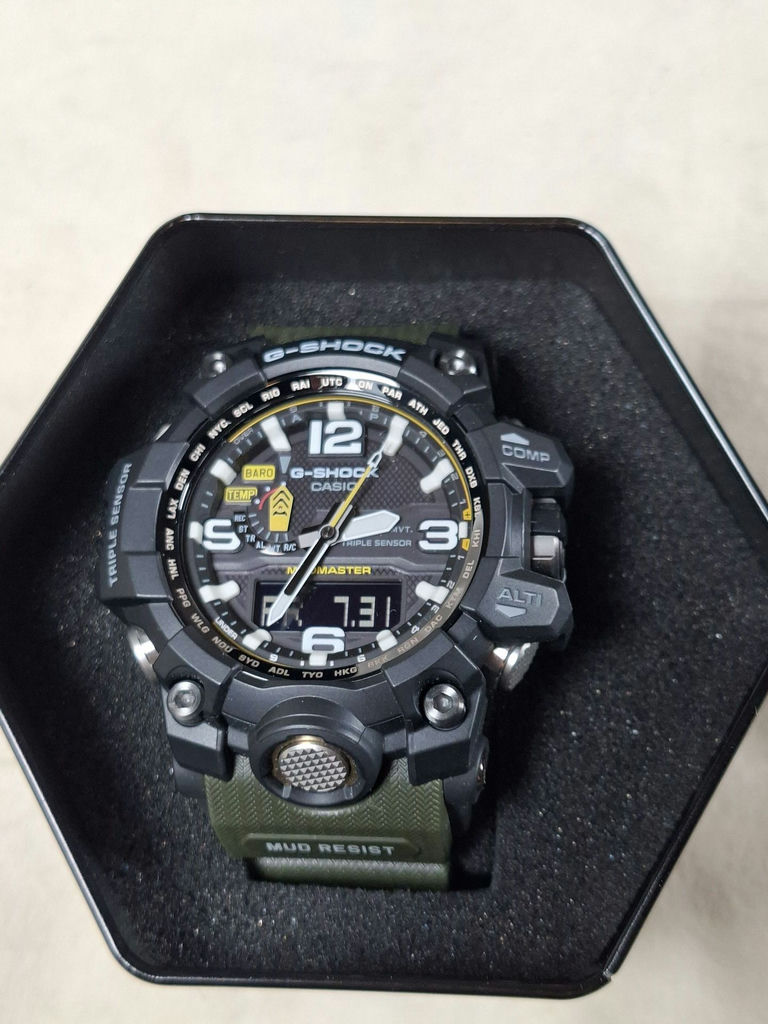 Casio G-Shock GWG-1000-1A3CR Mudmaster Watch with Box and Manuals - image 2 of 12