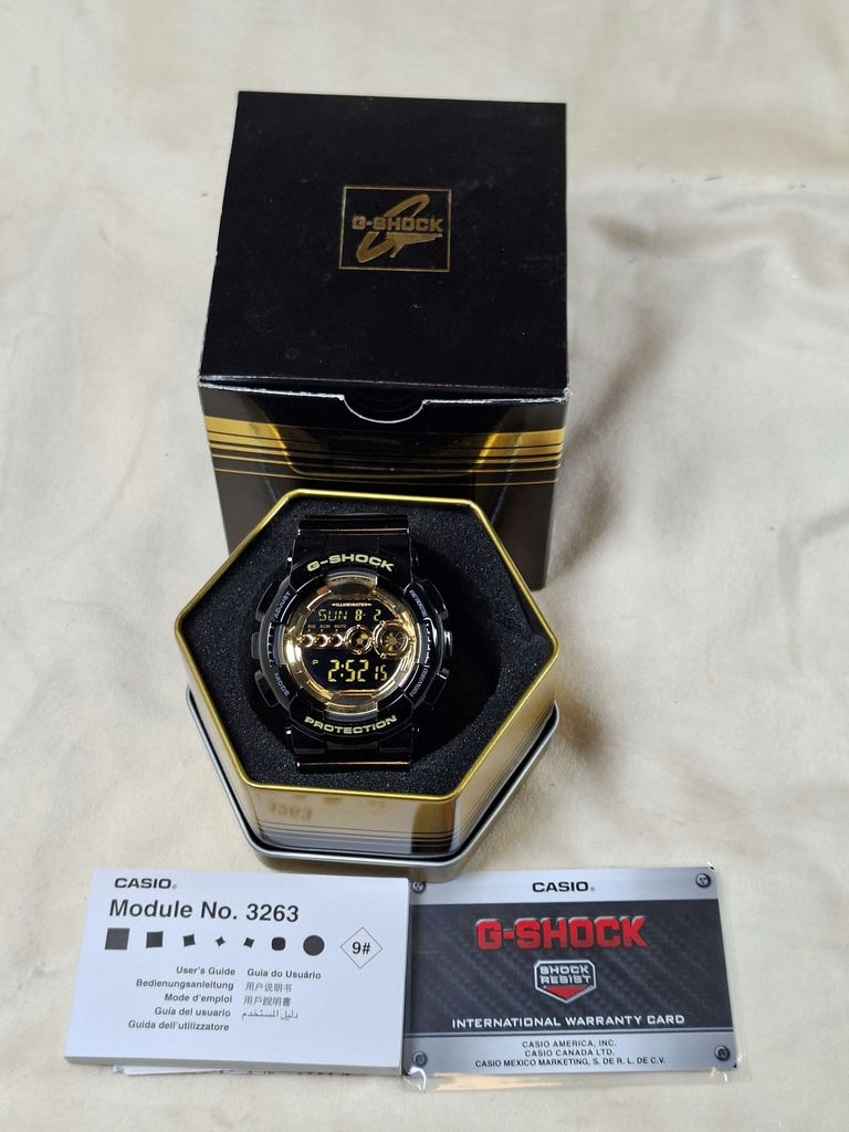 Casio G-Shock Digital Watch with Tin Case and Documentation - image 1 of 10