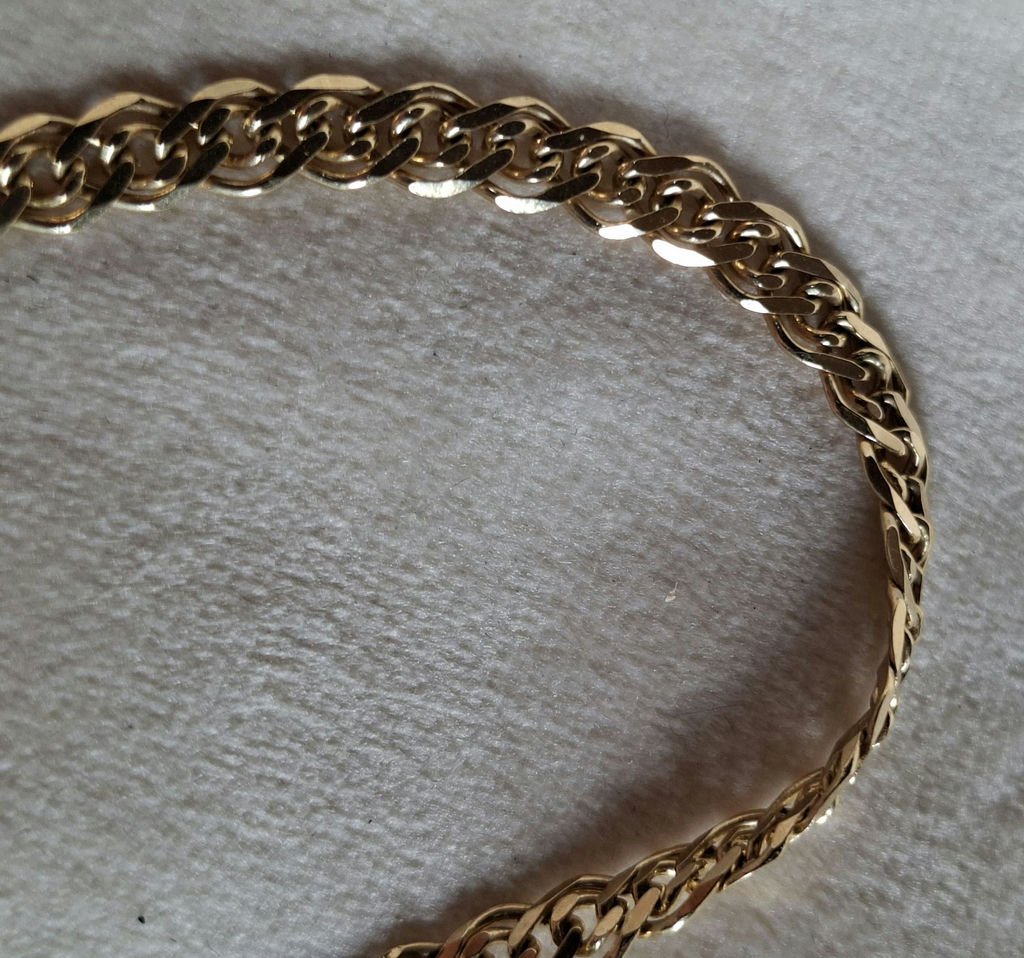 14K GOLD BRACELET, 7.23 GRAMS Stamped "585" - image 6 of 6