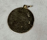 18K Gold Pisces Zodiac Pendant - thumbnail 3 of 5