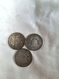 Three United States Half Dollar Coins, SILVER - thumbnail 1 of 5