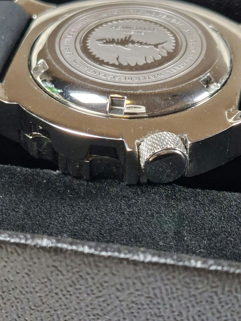 Heimdallr Automatic Diver Watch with Box and Documents - image 5 of 7