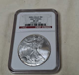 Stunning 2006 American Silver Eagle $1 Coin NGC MS69 First Strikes - thumbnail 1 of 5