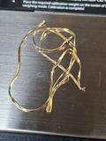 14K VERY THIN GOLD, WEIGHS 0.73 GRAMS - thumbnail 2 of 4