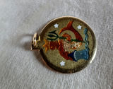 18K Gold Pisces Zodiac Pendant - thumbnail 5 of 5