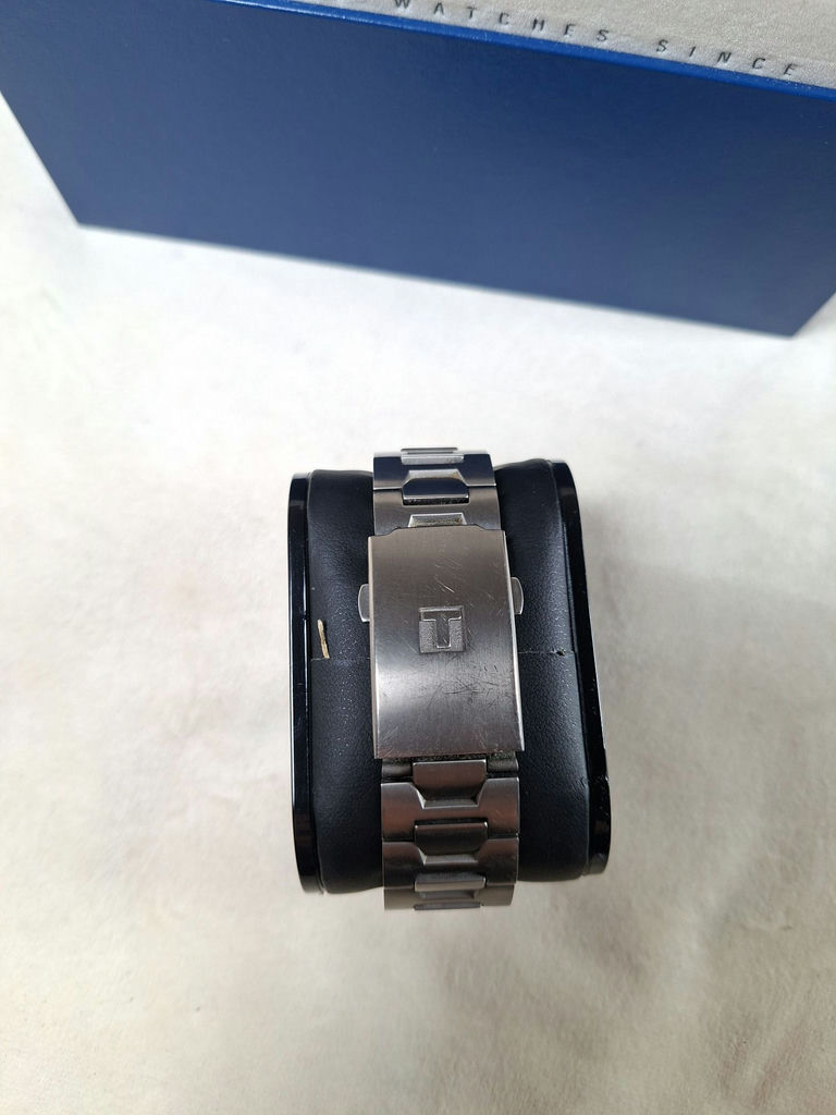 Tissot T-Touch Stainless Steel Wristwatch with Box and Manuals, NOT ORIGINAL PACKAGING - image 4 of 10