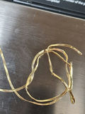 14K VERY THIN GOLD, WEIGHS 0.73 GRAMS - thumbnail 3 of 4